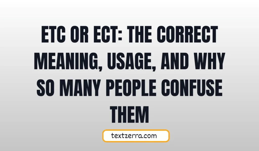 etc or ect