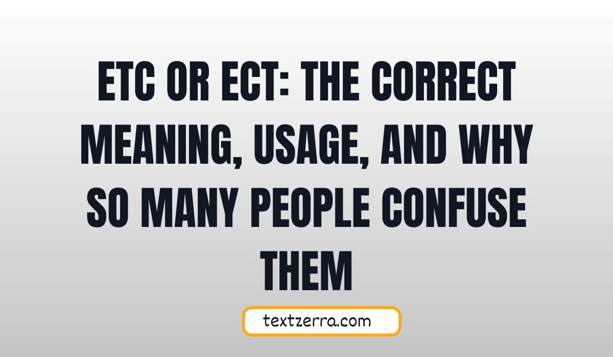 etc or ect