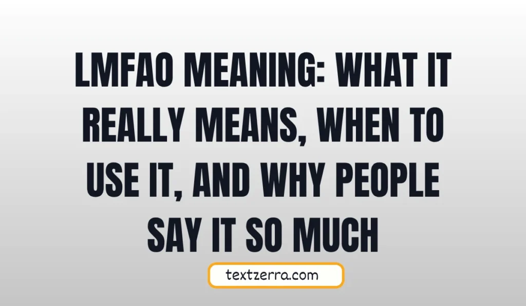 lmfao meaning