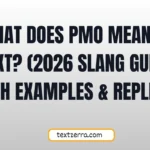pmo meaning slang