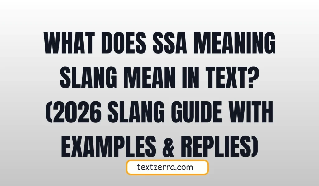 ssa meaning slang