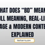 what does bd mean