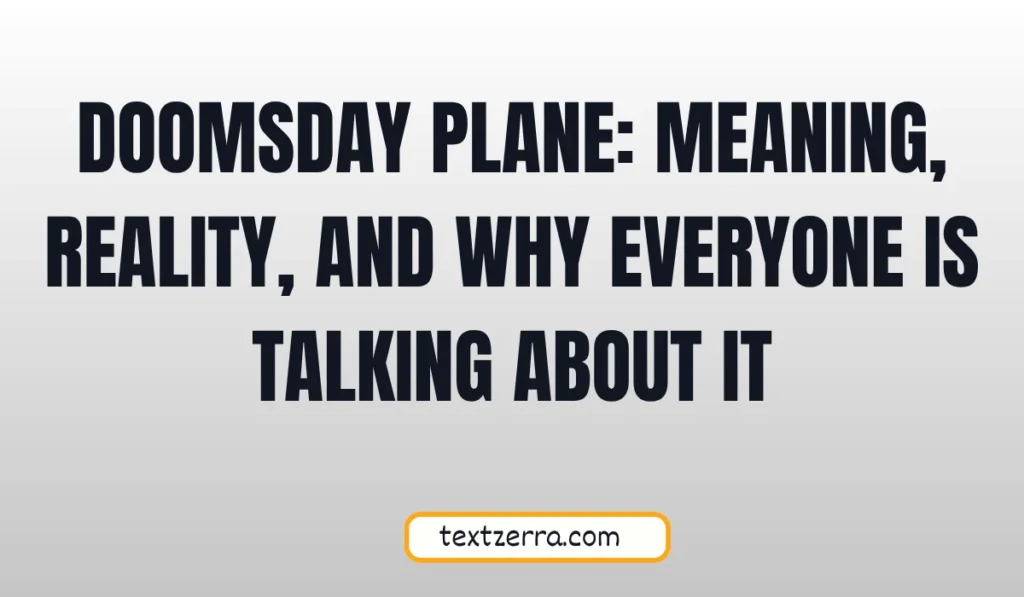 doomsday plane