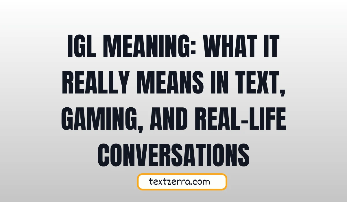 igl meaning