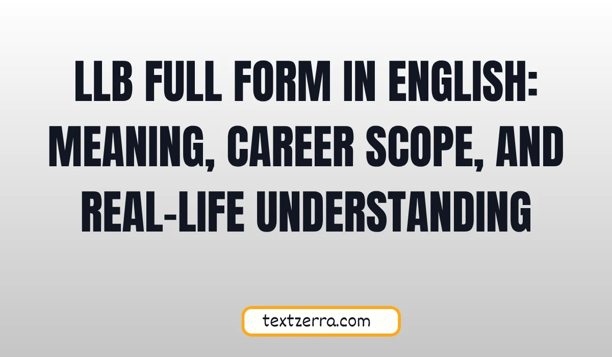 llb full form in english