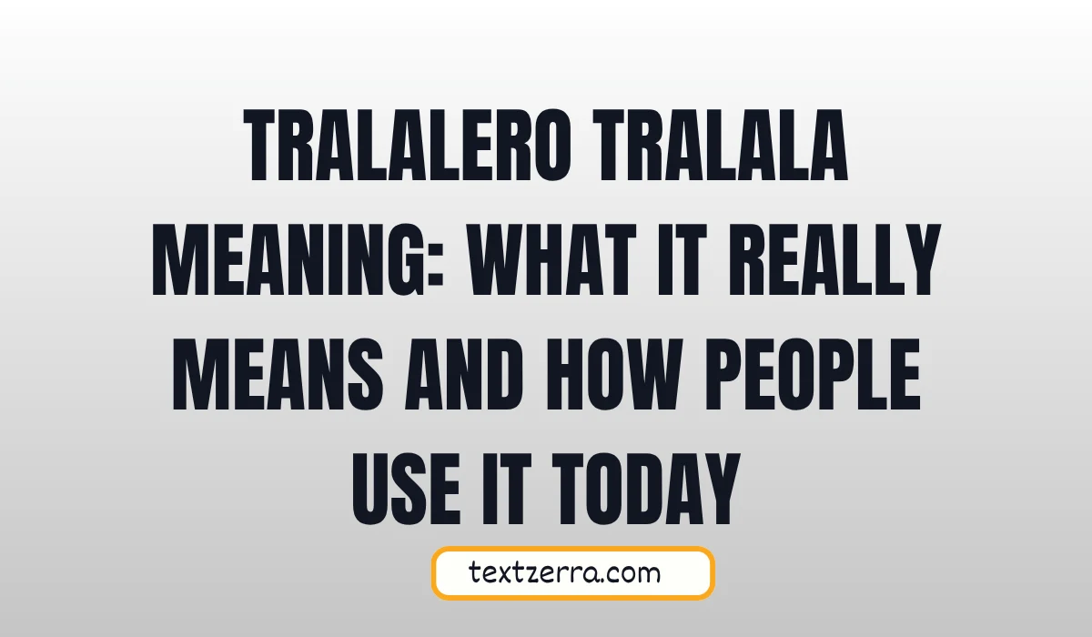 tralalero tralala meaning