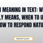 wdym meaning in text