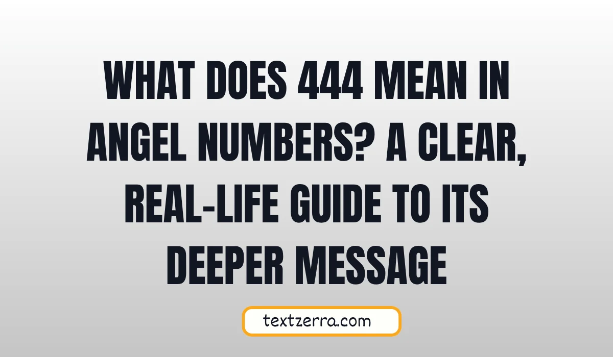 what does 444 mean in angel numbers