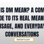 what is dm mean