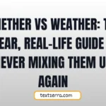 whether vs weather