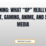 op meaning