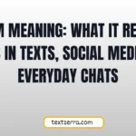 tysm meaning