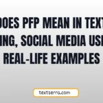 what does pfp mean in text