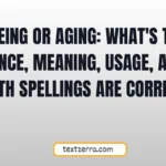 ageing or aging