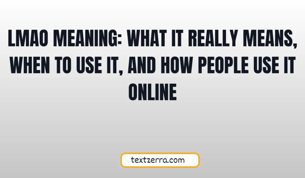 lmao meaning