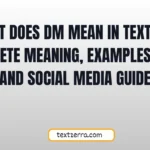 what does dm mean in texting