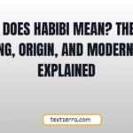 what does habibi mean