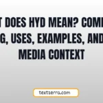 what does hyd mean