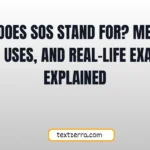 what does sos stand for