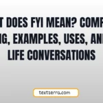 what does fyi mean